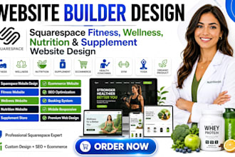 squarespace fitness wellness product supplement brand ecomerce nutrition website