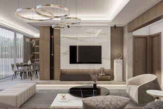 do 3d architectural home interior design using sweet home 3d, 3d max, sketchup