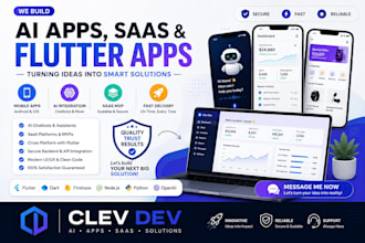 ai mobile app development, ai website, flutter app development, ai mobile app
