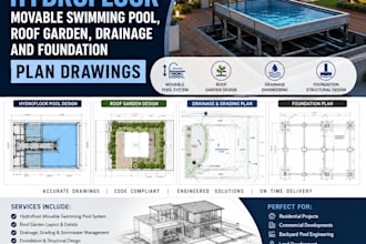 do hydrofloors movable floor pool design, roof garden, drainage foundation plan