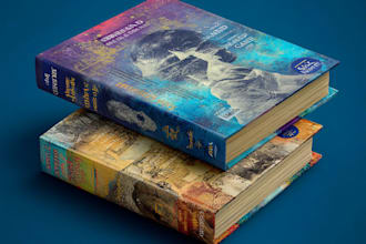 create a minimalist cover for your book