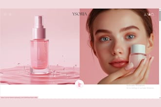 build skincare website beauty store