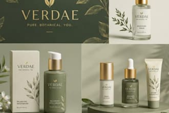 design luxury cosmetic packaging and skincare label design