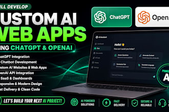 develop a custom ai web app using chatgpt and openai