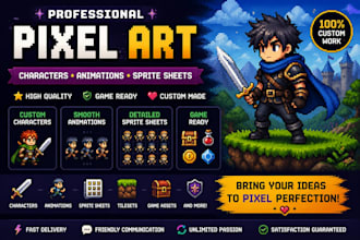create custom pixel art and animations