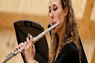 record professional flute, oboe, or clarinet parts for classical projects