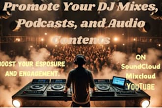promote your dj mixes, podcasts, and audio content professionally