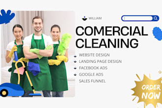 generate house cleaning leads janitorial carpet commercial cleaning website