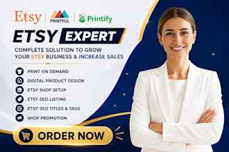 set up etsy print on demand pod store with printify, printful, gelato etsy SEO