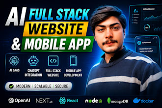 ai full stack website and mobile app