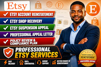 reinstate your suspended etsy shop and write a appeal letter