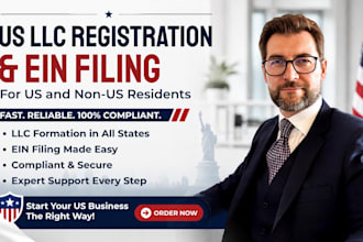 register your US llc and file your ein for US and non US residents