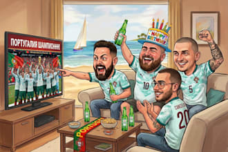 do personalised fifa world cup 2026 caricature