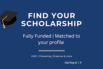 find fully funded scholarships matching your profile