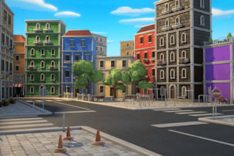 build a stylized low poly roblox map design for your game