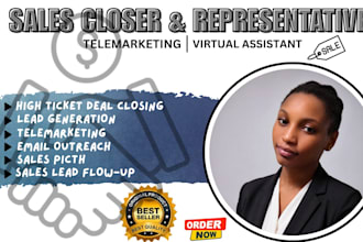be your high ticket sales closer and b2b salesperson