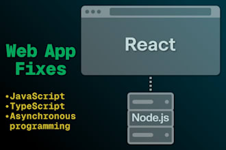 fix your react app with a nodejs backend
