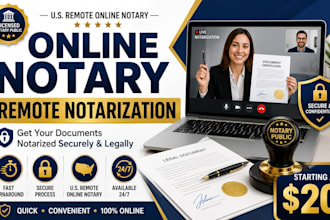 notarize your document online as a remote online notary