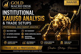 provide institutional xauusd gold analysis and trade setups