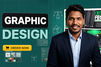 be your graphic designer for graphic design, flyer design and logo design