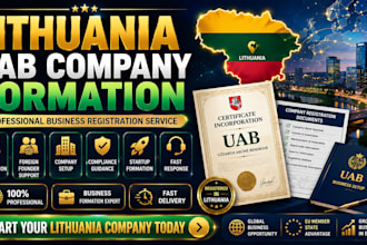 register your uab company formation in lithuania