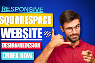 build or redesign your high converting square space website