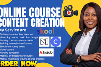 create medical healthcare course, nursing video course, skool online course