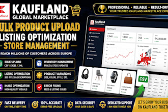 upload bulk products optimize listings manage kaufland global marketplace