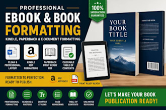 document ebook formatting kindle ebook formatting paperback book formatting