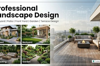 patio backyard terrace garden front yard design landscape architect