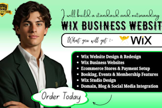 build wix redesign wix business website wix website redesign wix design wix seo
