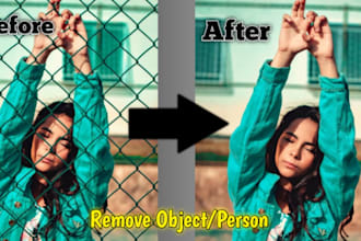 remove and add and replace object or person from photo
