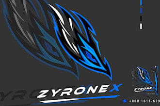 design premium esports mascot logo