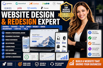 do gambio moonfruit contao jimdo tilda ionos yola weebly framer website design