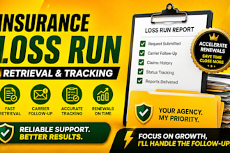 automate insurance broker document loss run mga request tracking automation