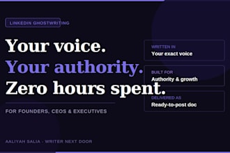 write linkedin content and posts for founders and executives