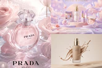 create stunning product ads and commercial posters
