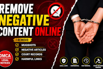 remove dmca and negative articles from google search