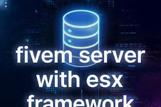 setup fivem server with esx, qbcore framework fully configured