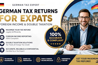 prepare german tax returns for expats, foreign income, and double taxation
