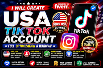 create a USA tiktok account eligible for monetization