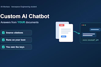 build a custom ai chatbot that answers questions from your documents