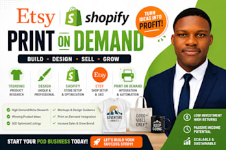 create etsy shopify pod store etsy shop printify printiful etsy seo