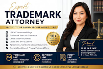 be your US licensed trademark attorney for your brand