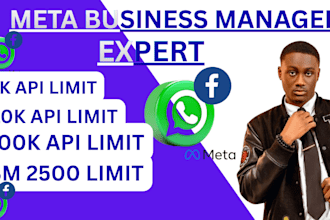 create fb business manager verified 2k, 10k, 100k whatsapp api, fb ads account
