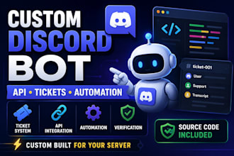 build a custom discord bot with API integrations