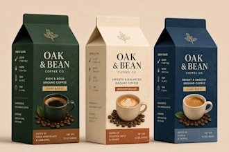 do premium coffee packaging stand up pouches coffee label coffee bag box design