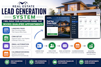 build a real estate lead generation funnel that books qualified appointments