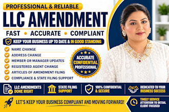 file llc amendment, llc address change, llc amendment, business compliance