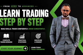 mentor you in trading from beginner to advanced level